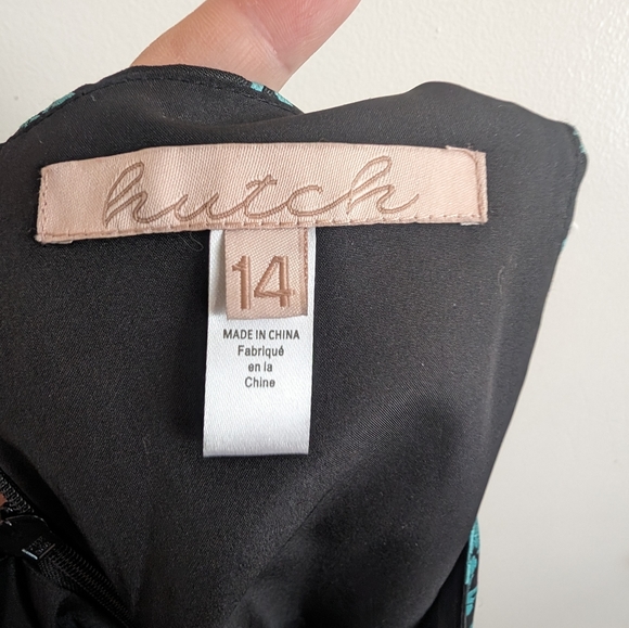 Anthropologie HUTCH Floral Jacquard Cut-out Mini - Picture 6 of 8